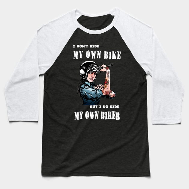 Biker Baseball T-Shirt by GauNhoiBoom